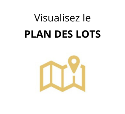 Plan des lots avec une icône de carte et un marqueur de localisation.